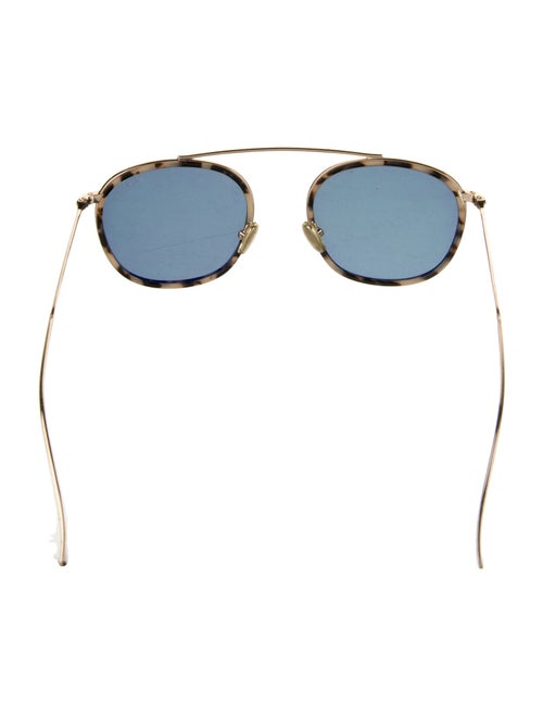 Illesteva Round Mirrored Sunglasses
