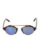 Illesteva Aviator Tinted Sunglasses