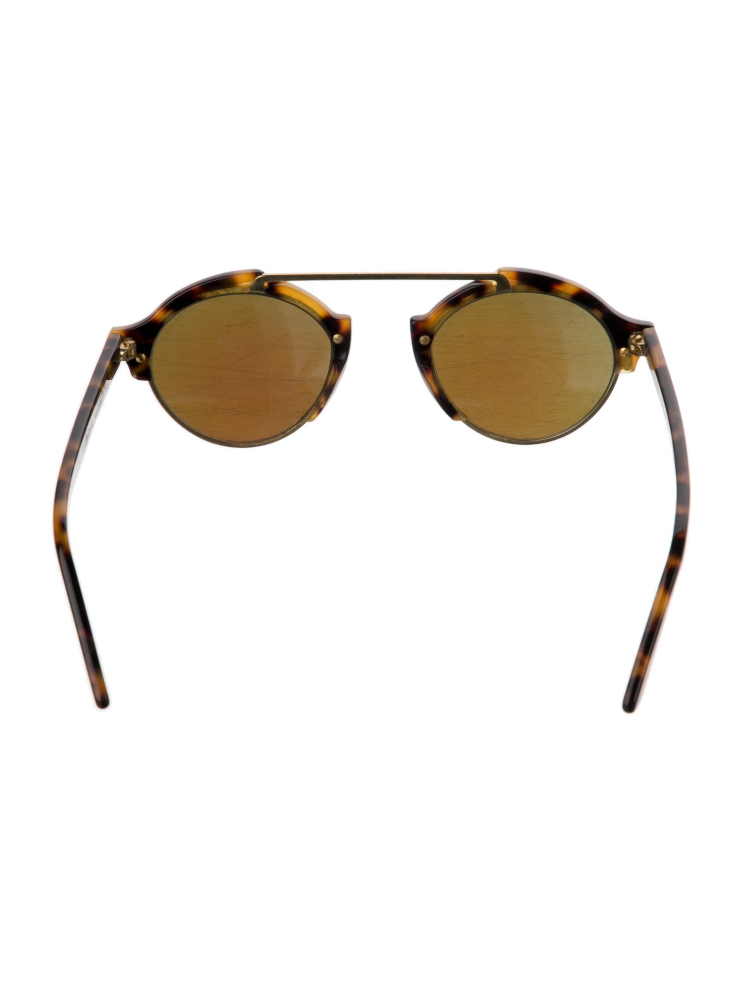 Illesteva Aviator Tinted Sunglasses