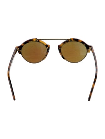 Illesteva Aviator Tinted Sunglasses