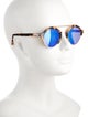 Illesteva Aviator Tinted Sunglasses