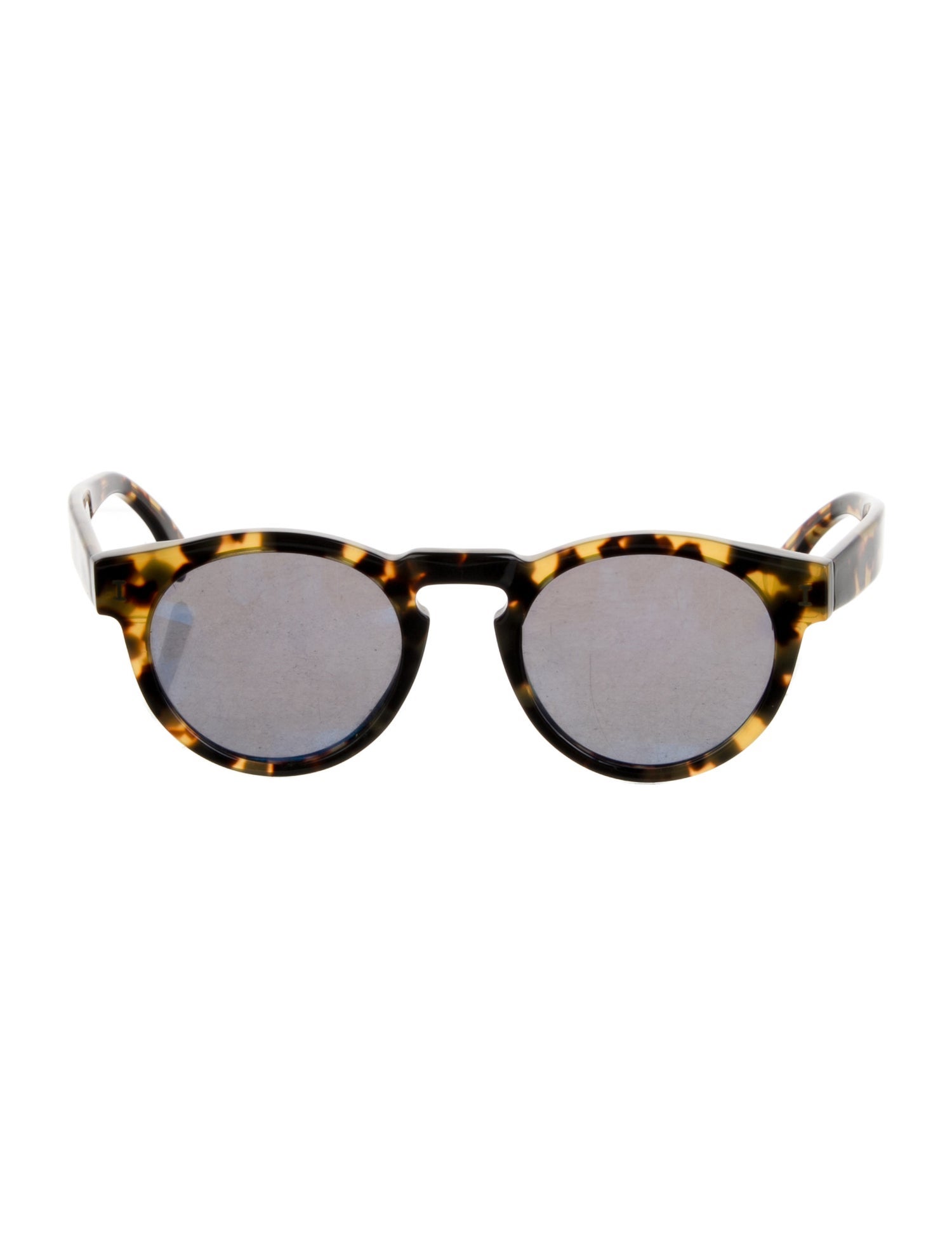 Illesteva Round Mirrored Sunglasses