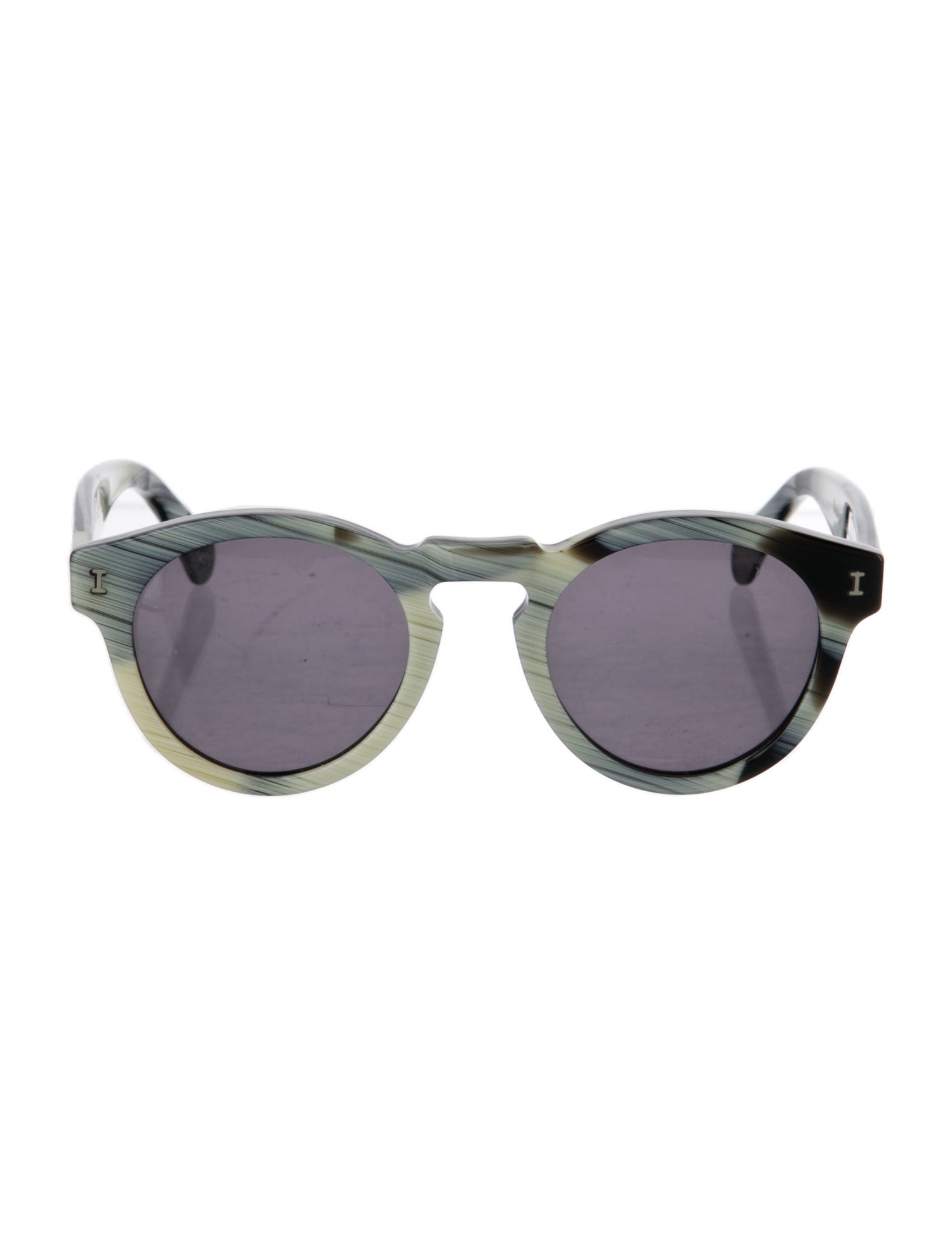 Illesteva Leonard II Round Sunglasses