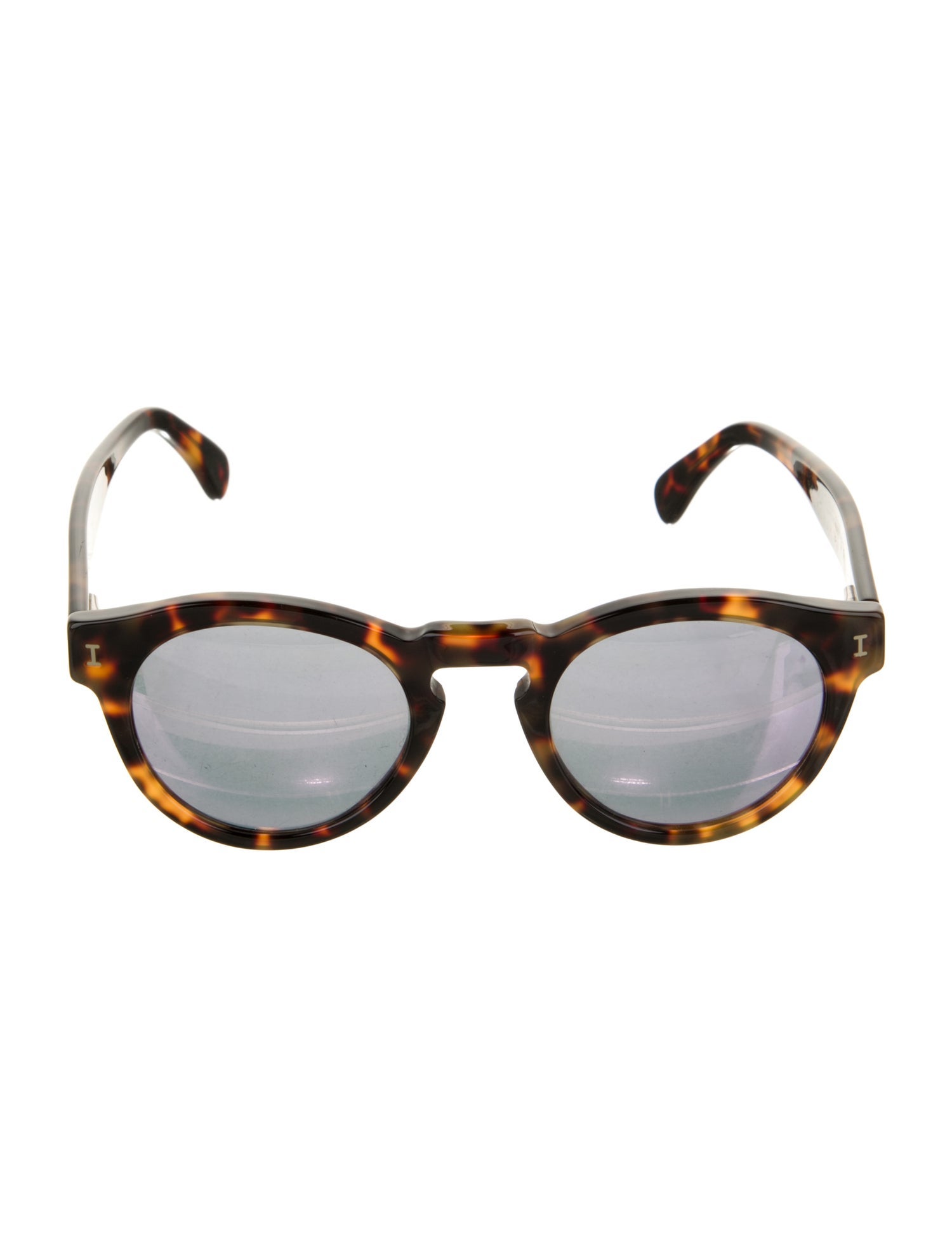 Illesteva Wayfarer Mirrored Sunglasses