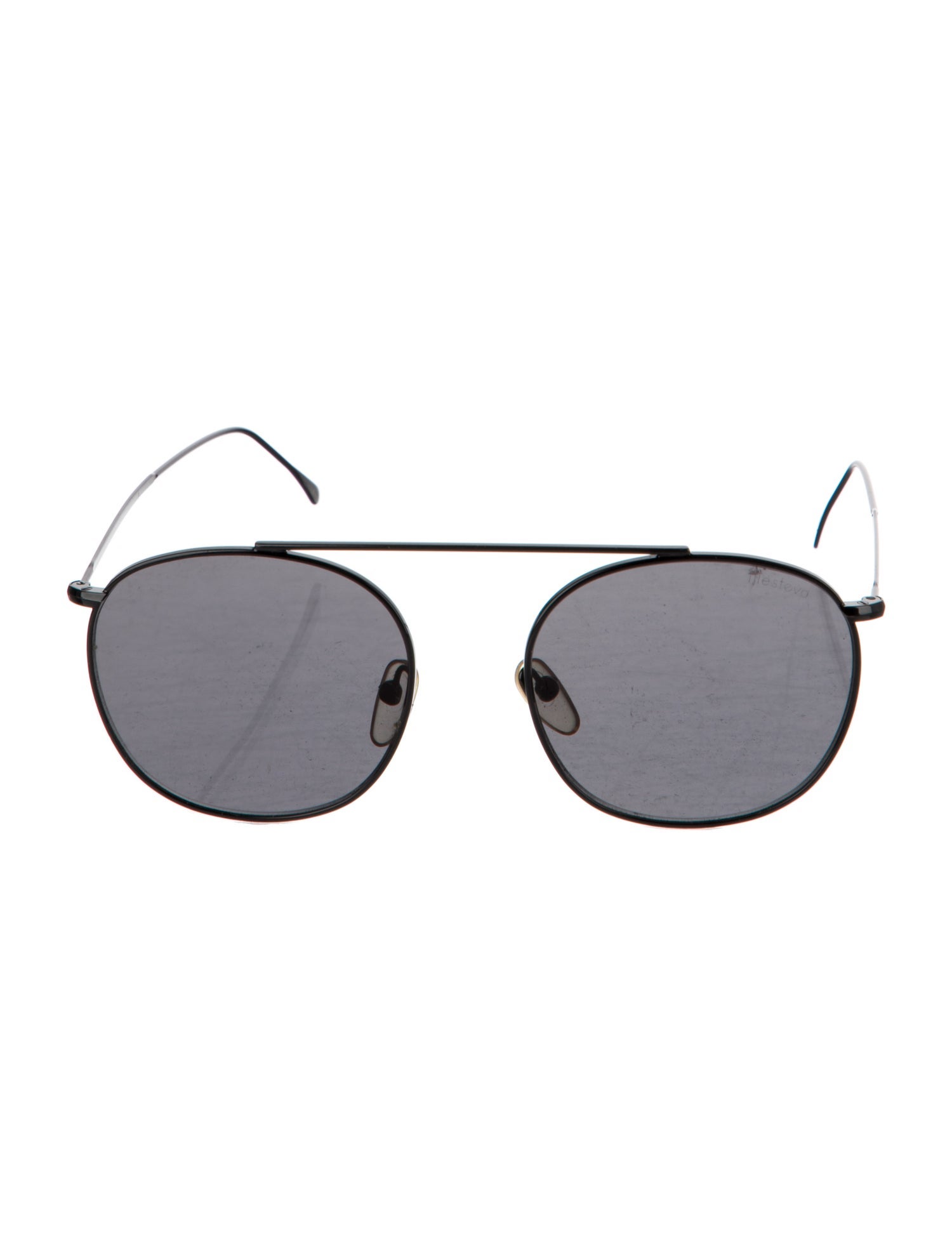 Illesteva Round Mirrored Sunglasses