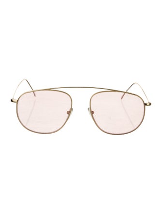 Illesteva Aviator Mirrored Sunglasses