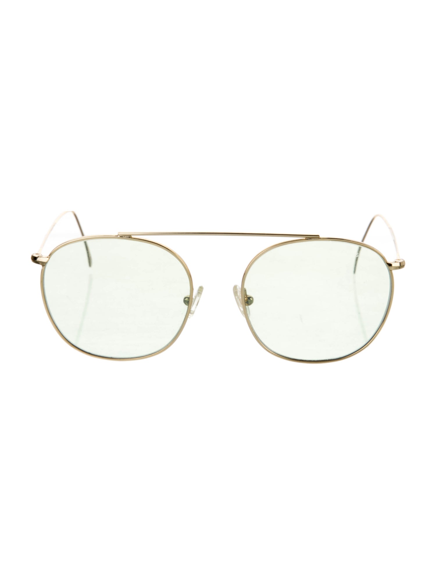 Illesteva Round Mirrored Sunglasses