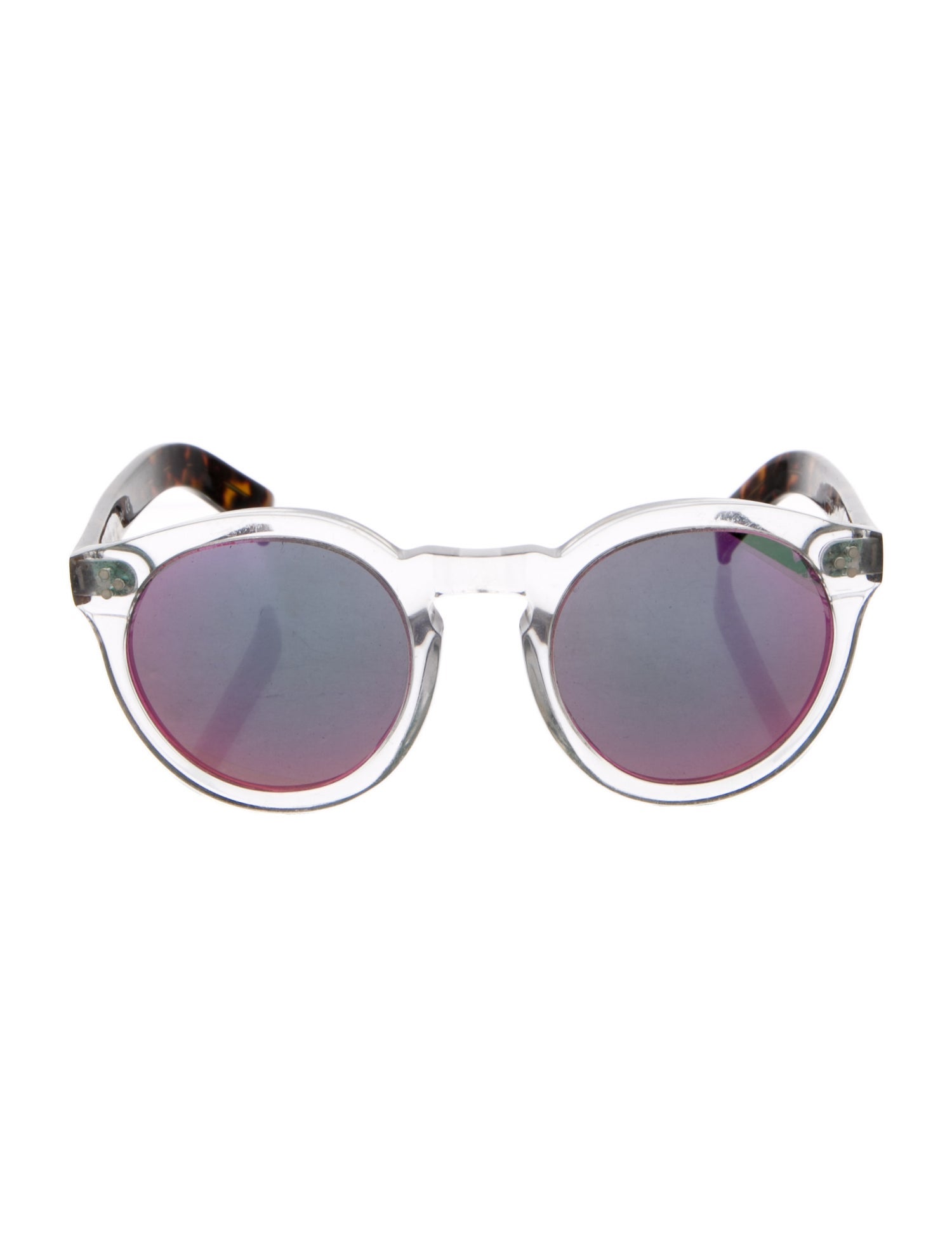 Illesteva Mirrored lens Round Sunglasses