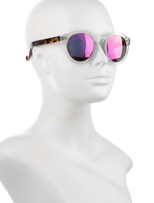 Illesteva Mirrored lens Round Sunglasses
