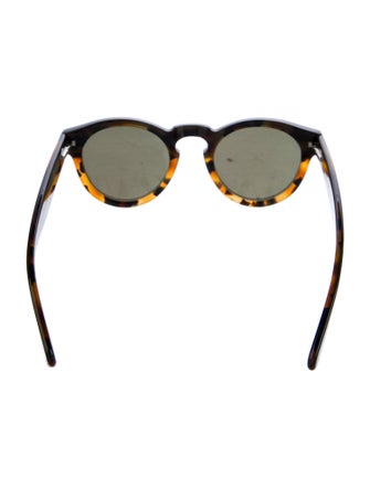Illesteva Round Mirrored Sunglasses