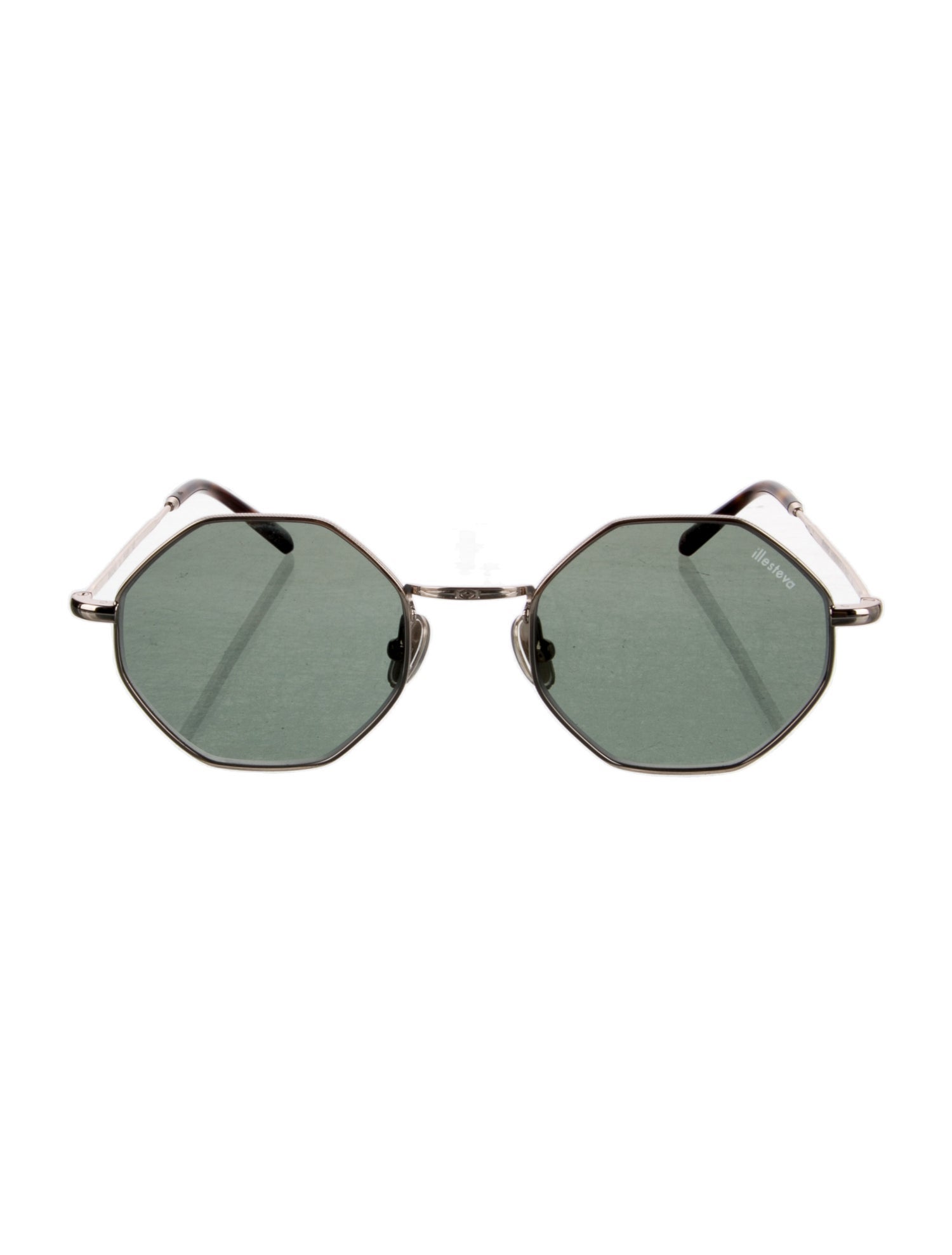 Illesteva Round Mirrored Sunglasses