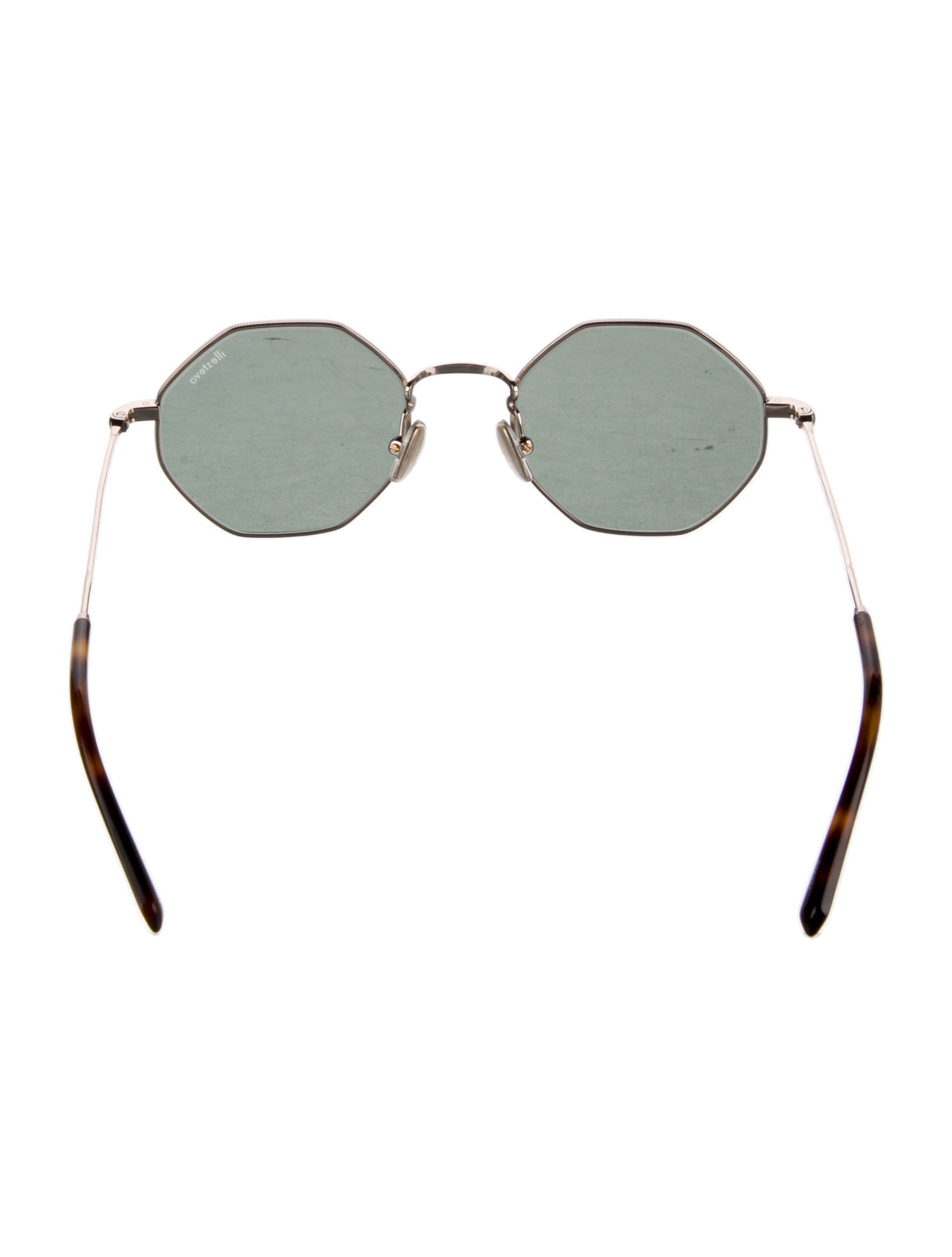 Illesteva Round Mirrored Sunglasses