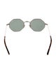Illesteva Round Mirrored Sunglasses
