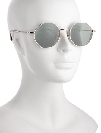 Illesteva Round Mirrored Sunglasses