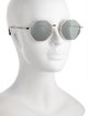 Illesteva Round Mirrored Sunglasses