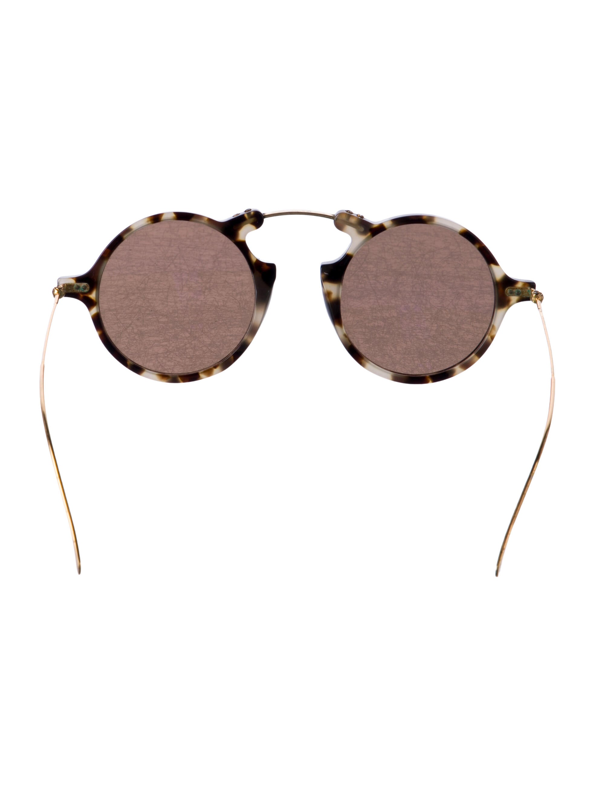 Illesteva Greenwich Round Sunglasses