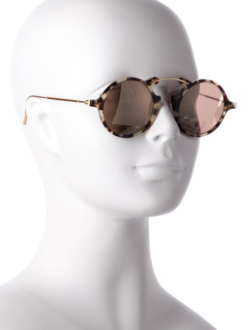 Illesteva Greenwich Round Sunglasses