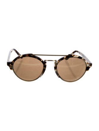 Illesteva Aviator Tinted Sunglasses