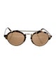 Illesteva Aviator Tinted Sunglasses