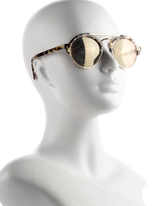 Illesteva Aviator Tinted Sunglasses