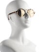 Illesteva Aviator Tinted Sunglasses