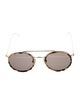 Illesteva Round Mirrored Sunglasses