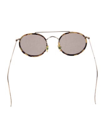 Illesteva Round Mirrored Sunglasses