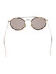 Illesteva Round Mirrored Sunglasses