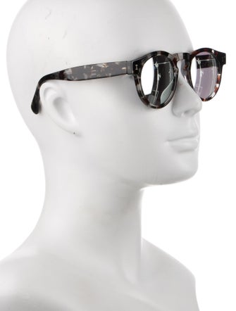 Illesteva Wayfarer Mirrored Sunglasses