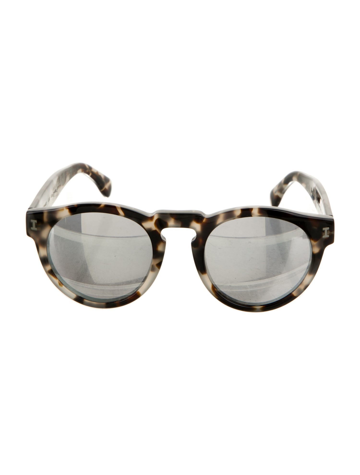 Illesteva Wayfarer Mirrored Sunglasses