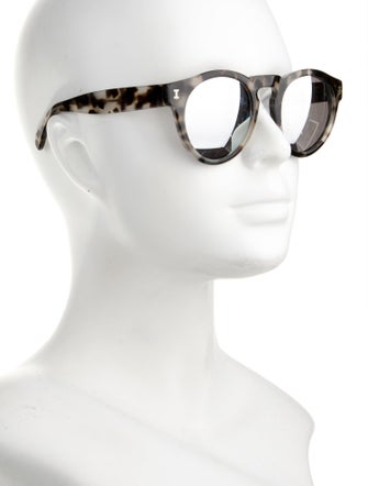 Illesteva Wayfarer Mirrored Sunglasses
