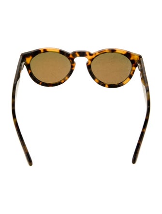 Illesteva Round Mirrored Sunglasses
