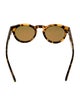 Illesteva Round Mirrored Sunglasses