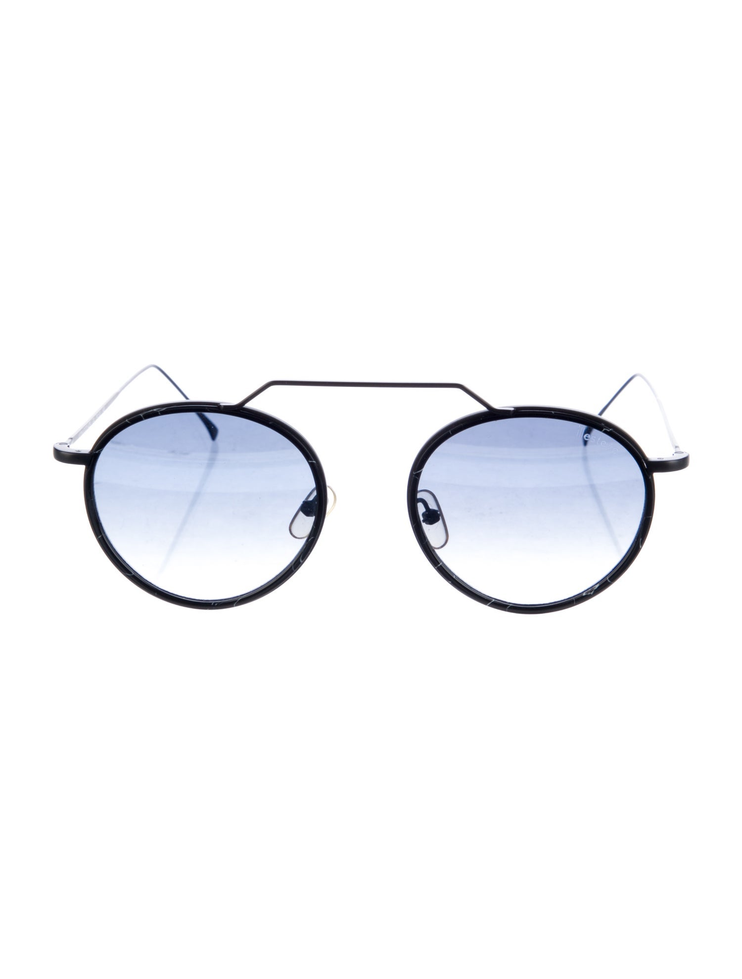 Illesteva Round Gradient Sunglasses