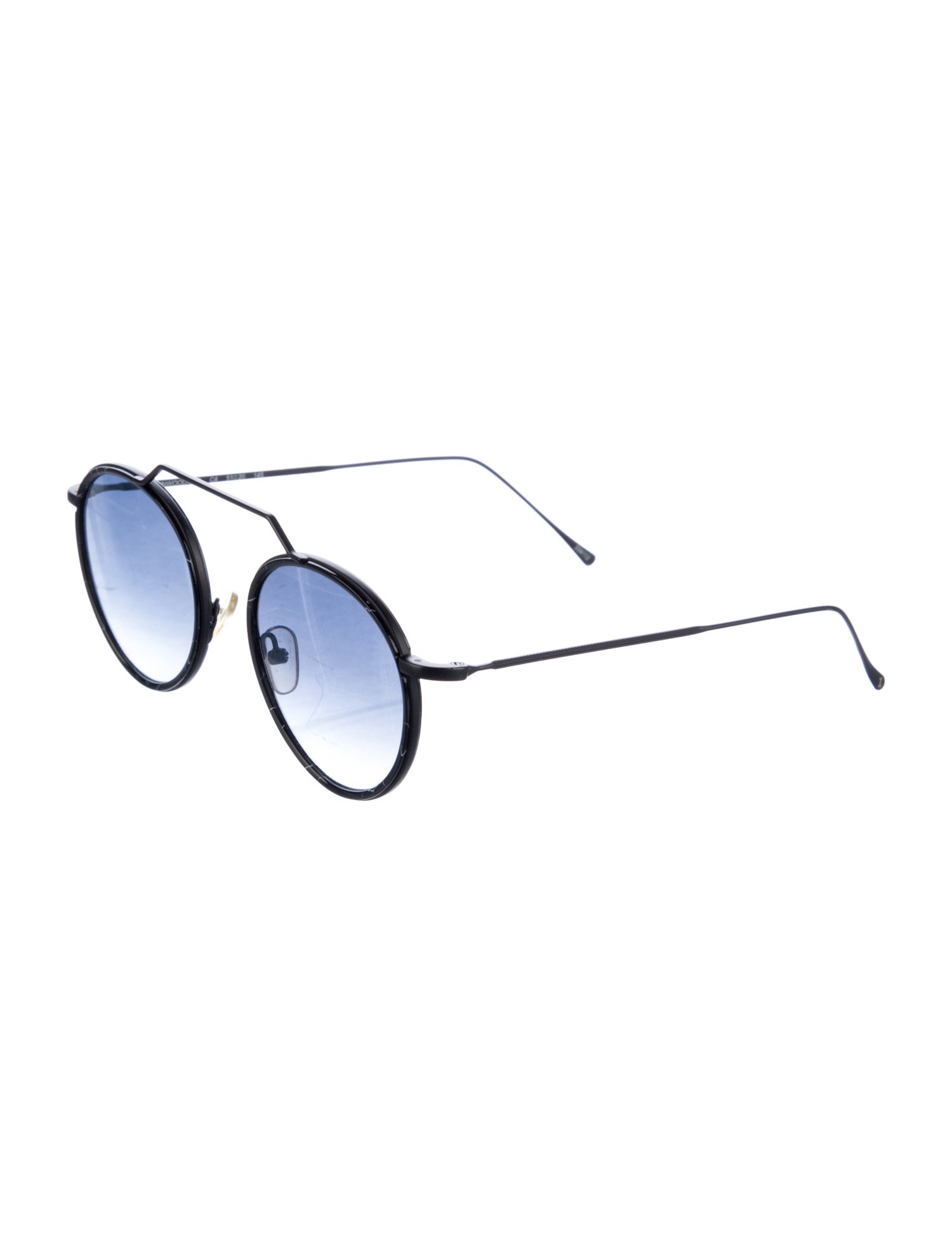 Illesteva Round Gradient Sunglasses