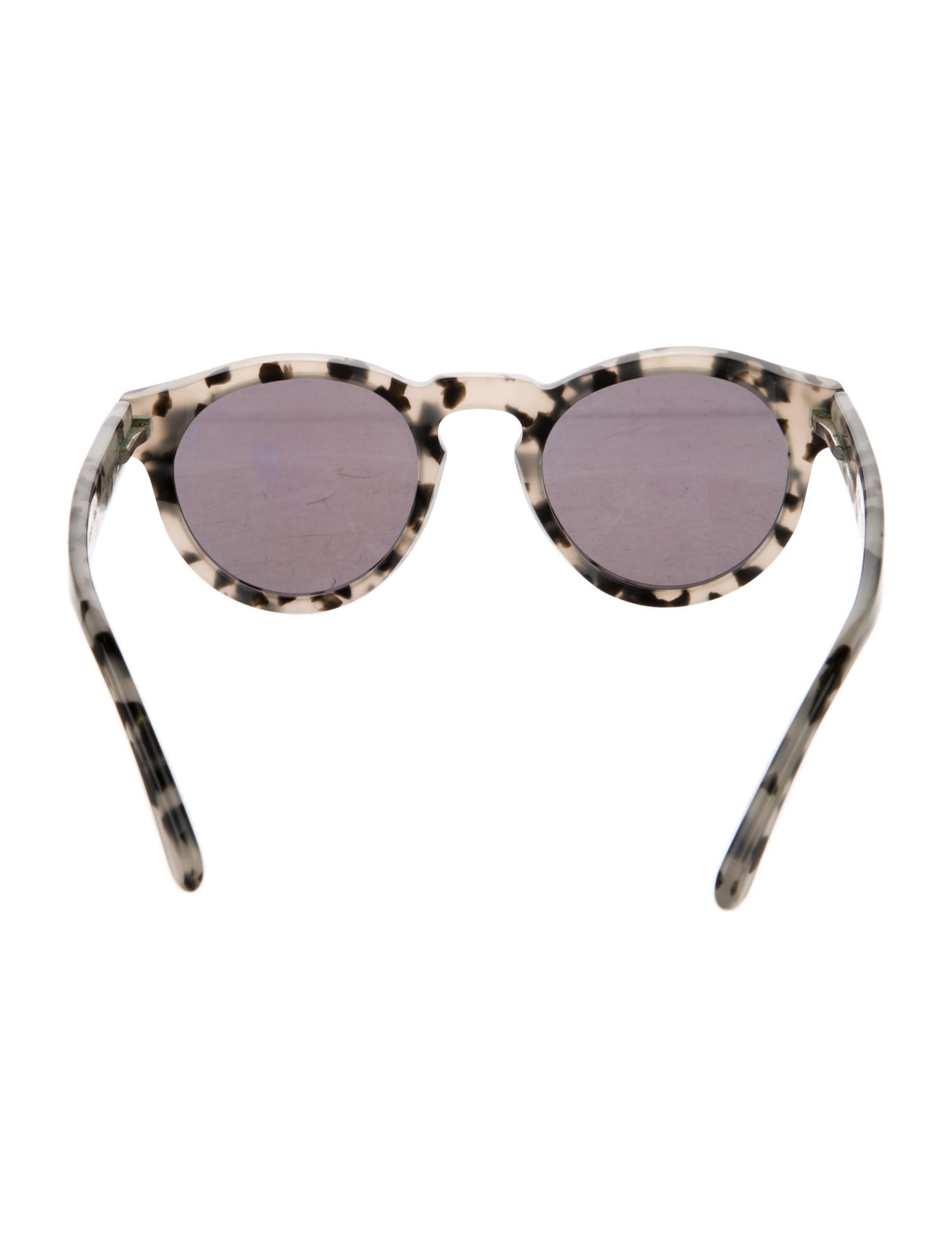 Illesteva Round Mirrored Sunglasses