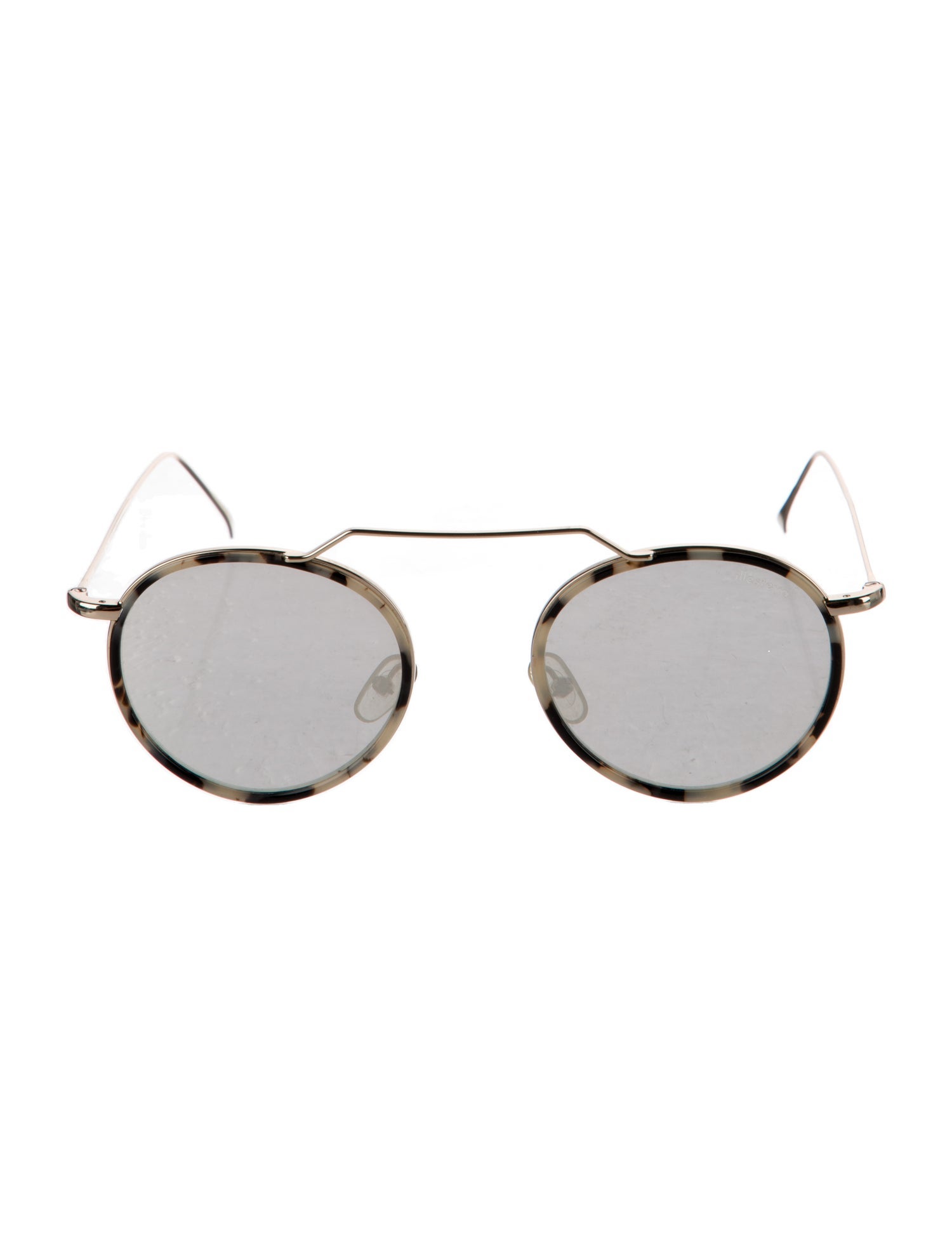 Illesteva Wynwood Ace Round Sunglasses