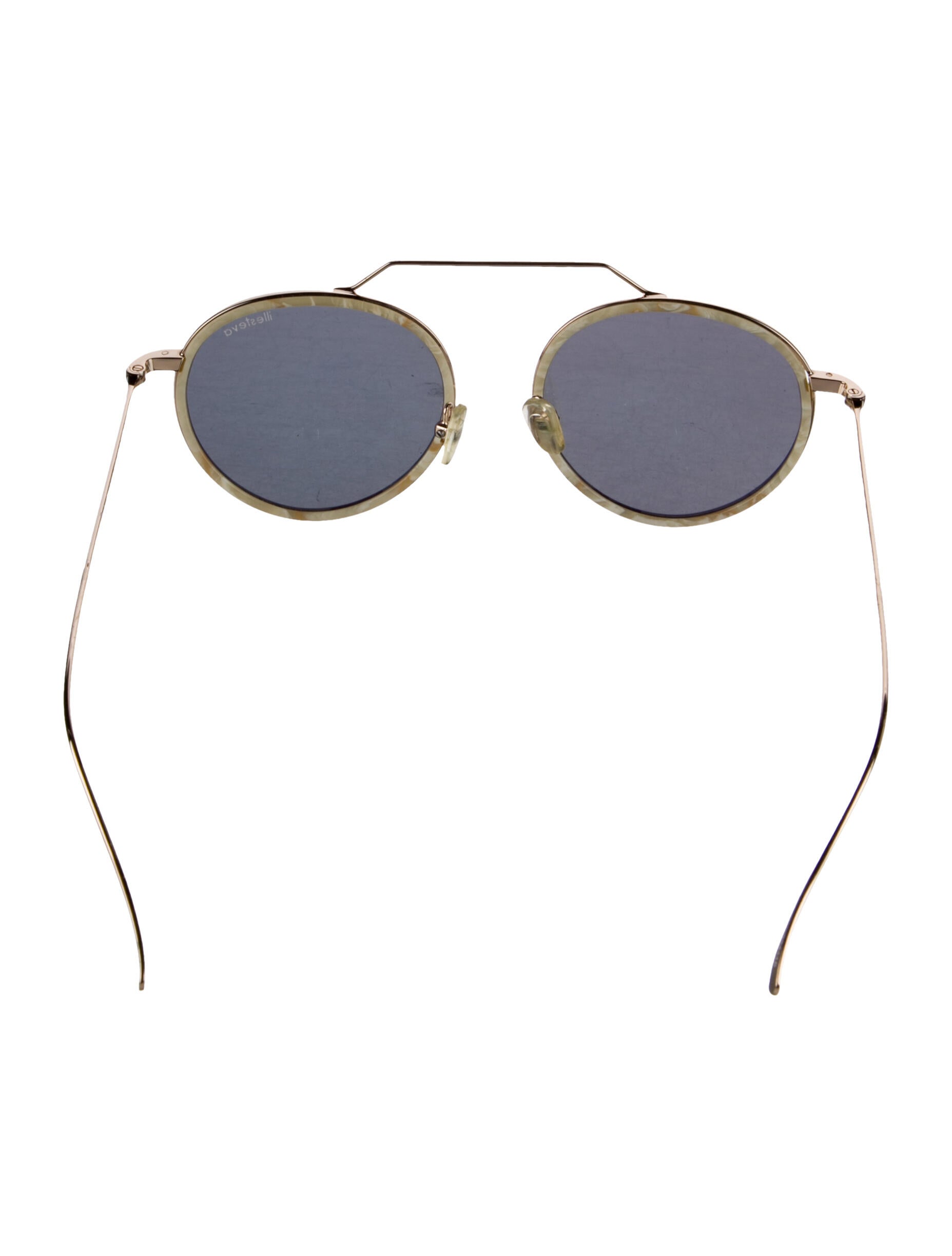Illesteva Wynwood Ace Round Sunglasses