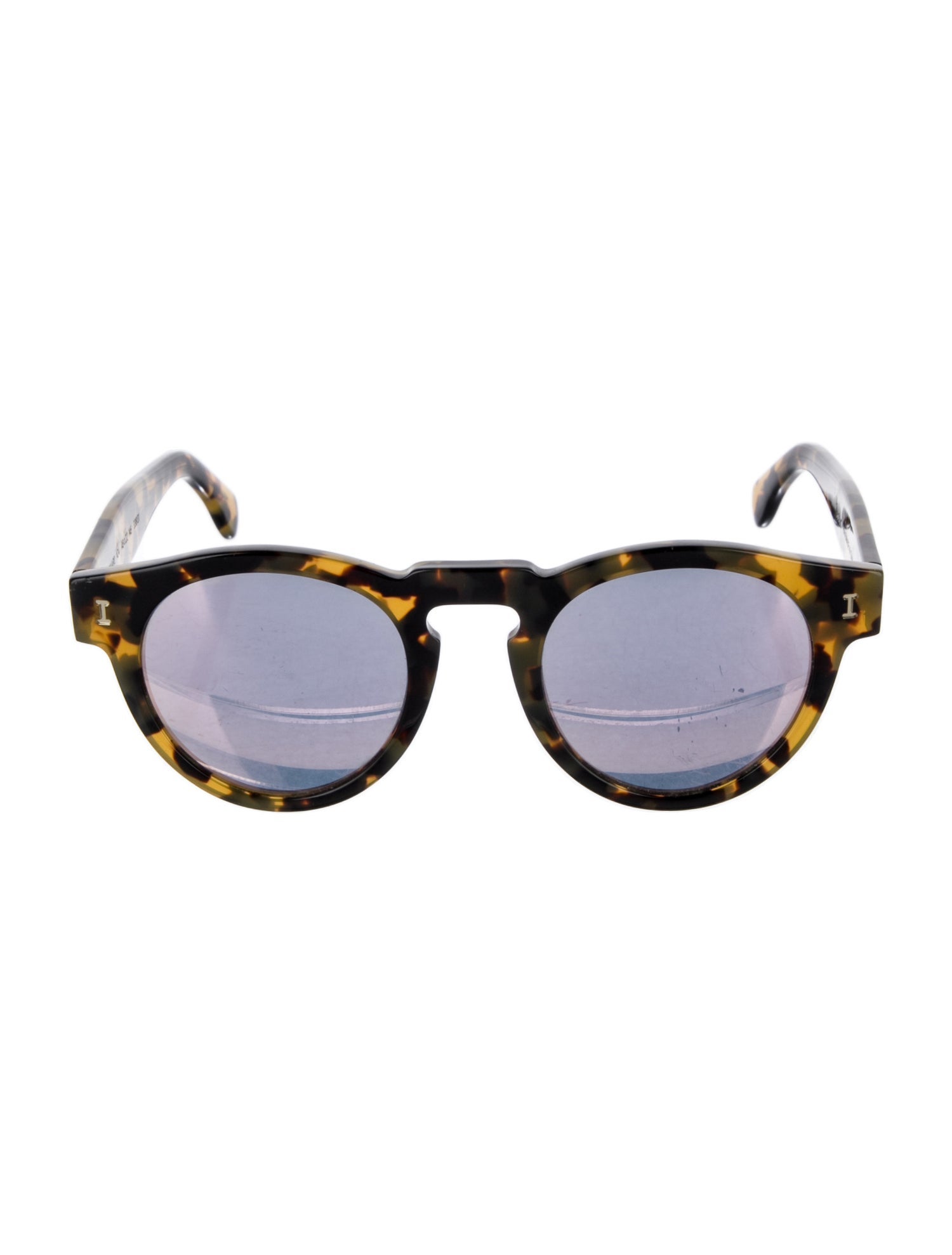 Illesteva Round Mirrored Sunglasses