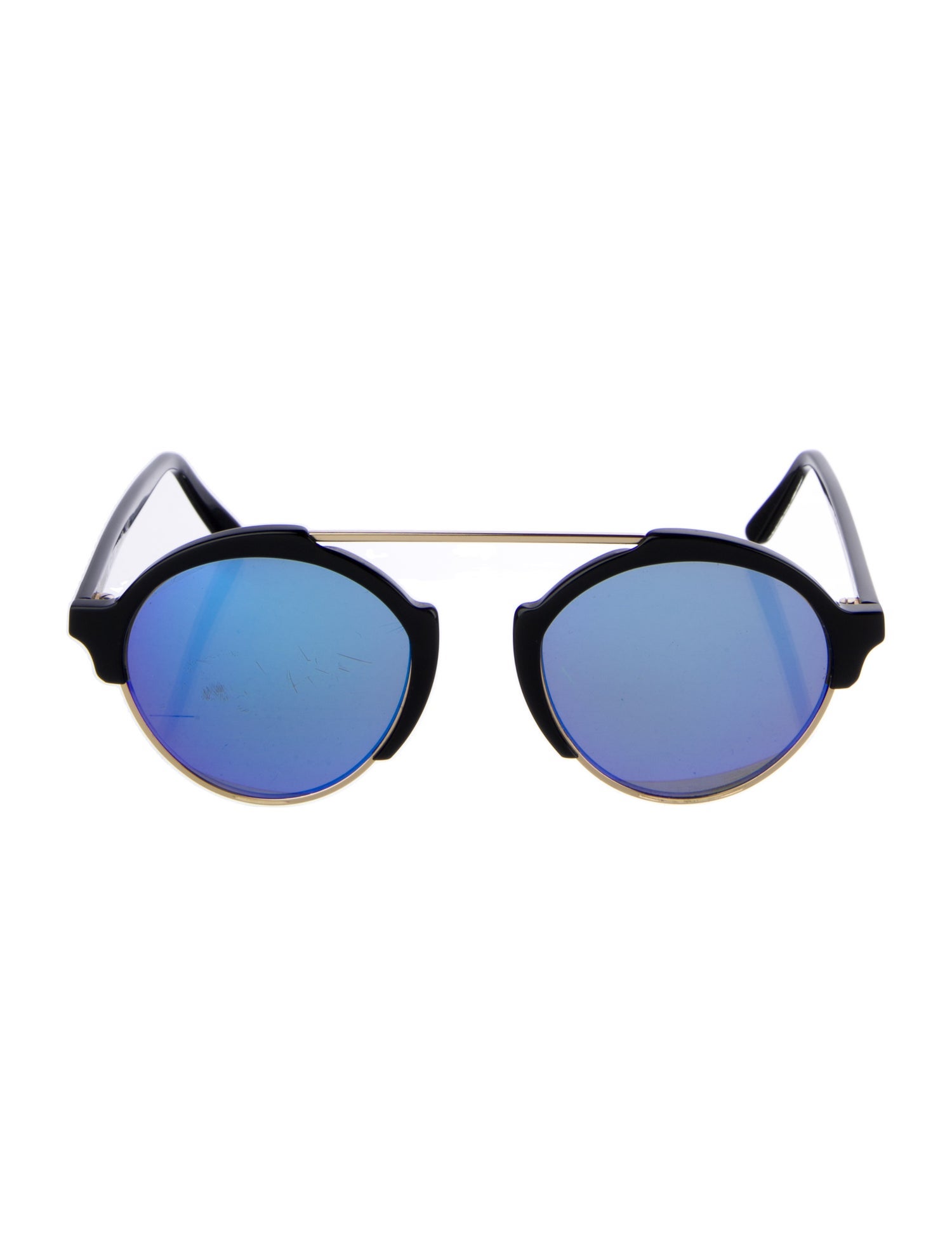 Illesteva Milan 3 Round Sunglasses
