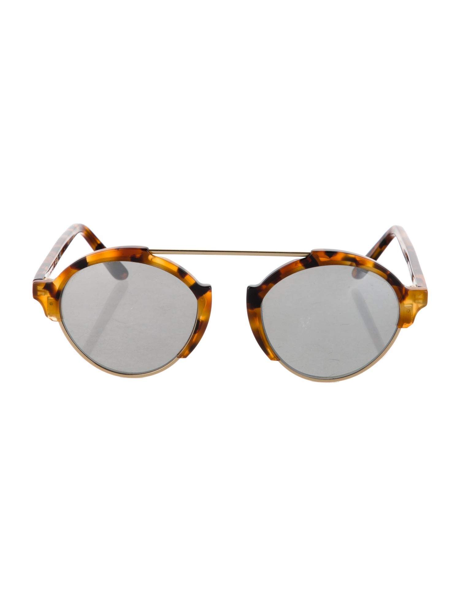 Illesteva Aviator Tinted Sunglasses