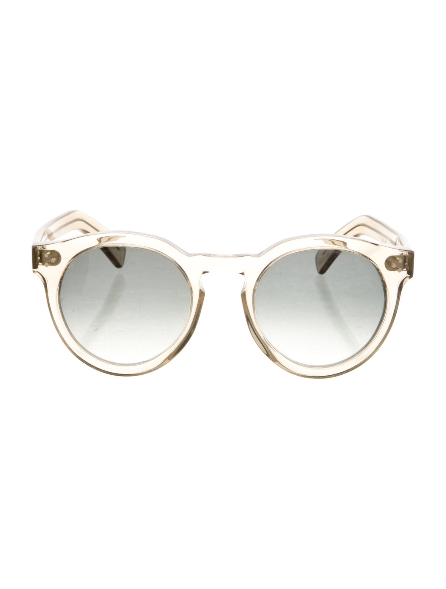 Illesteva Round Gradient Sunglasses