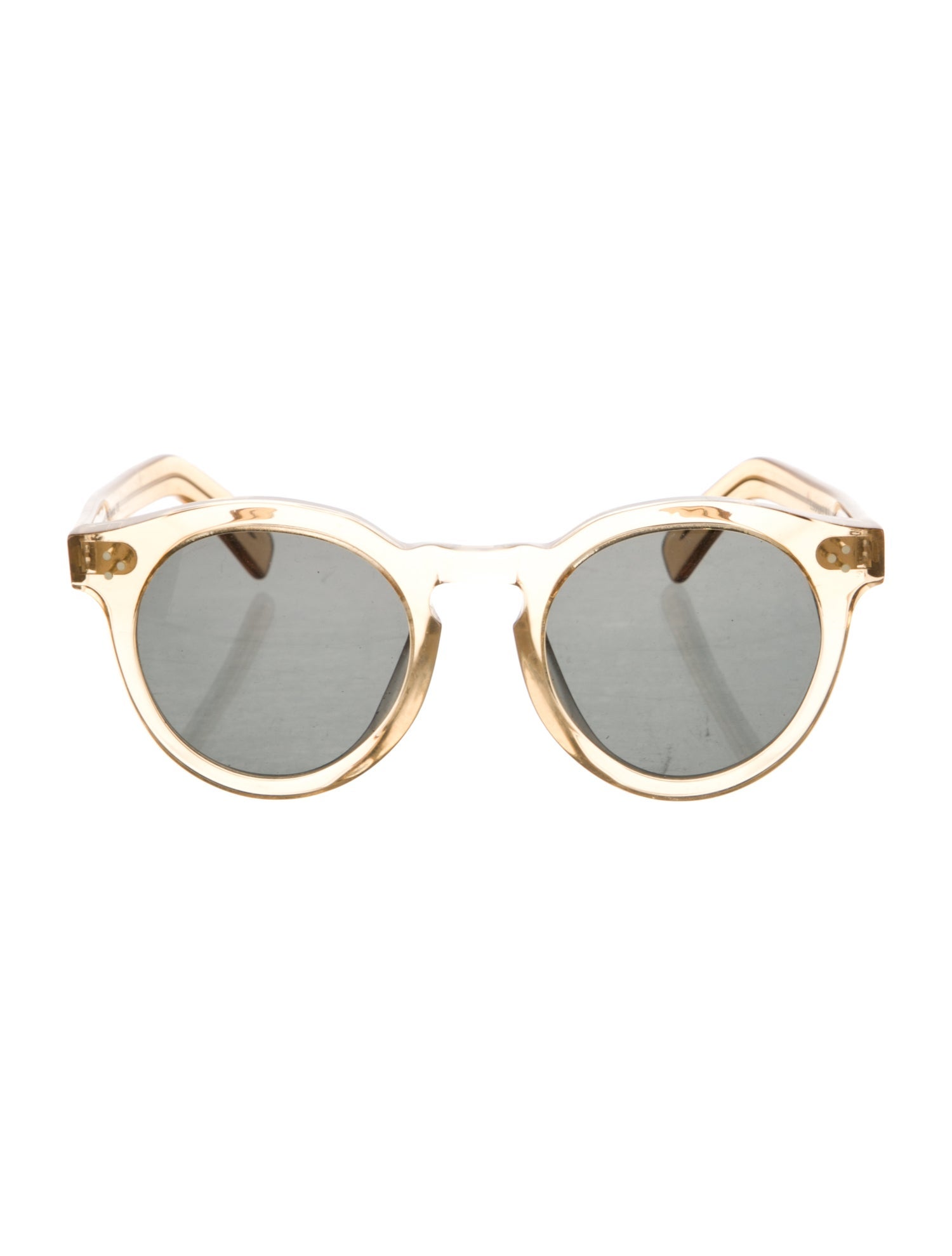Illesteva Round Mirrored Sunglasses