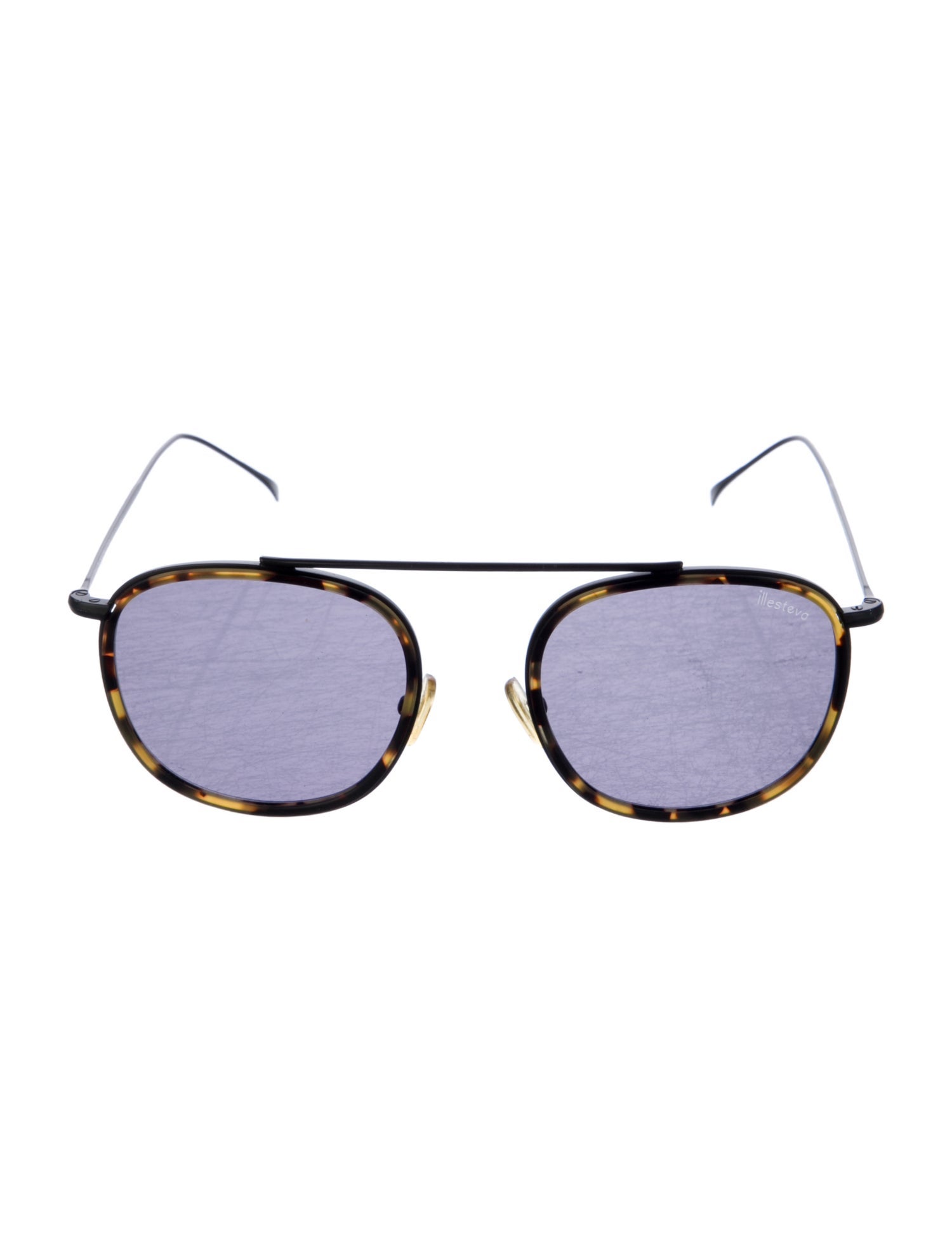 Illesteva Square Tinted Sunglasses