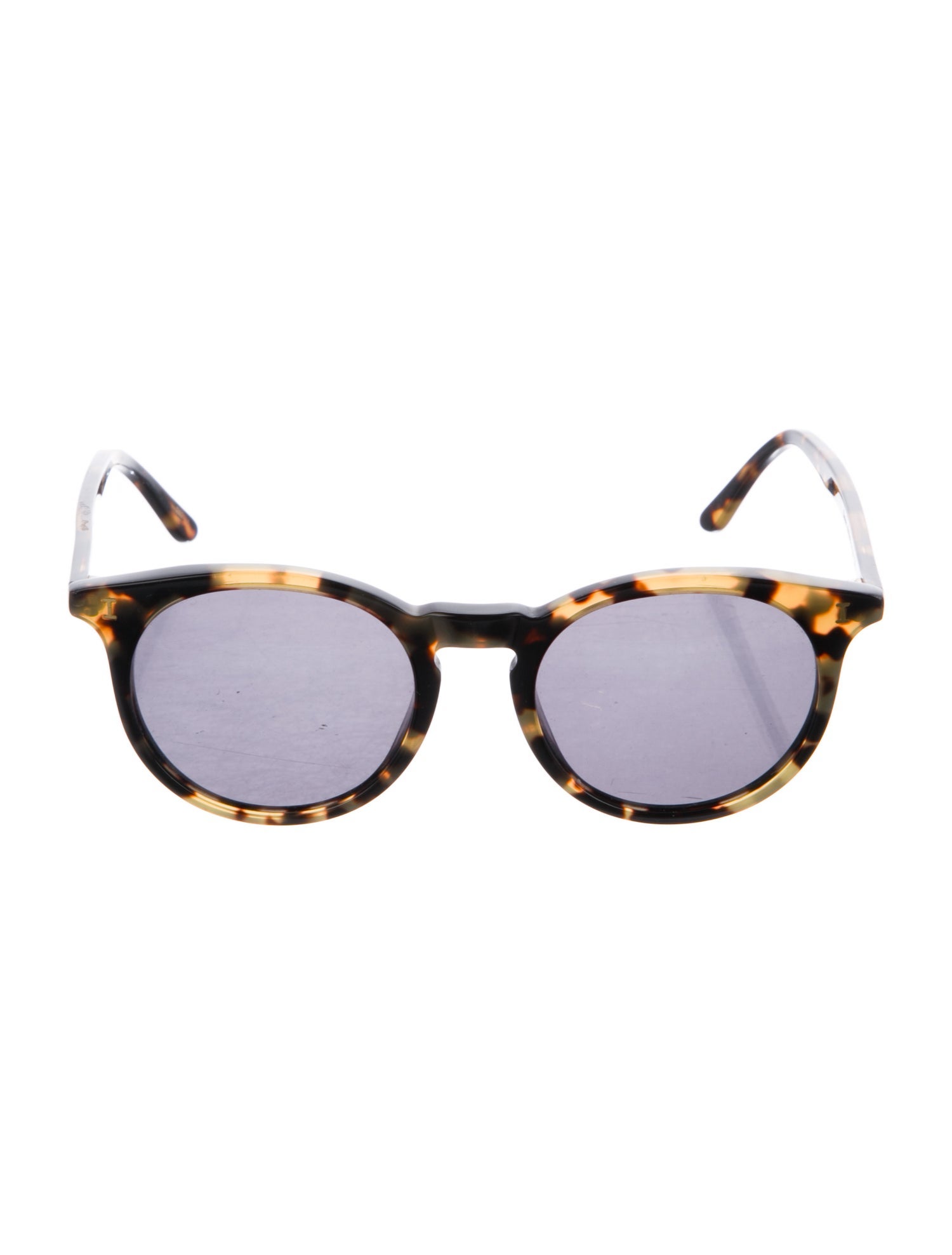 Illesteva Round Mirrored Sunglasses