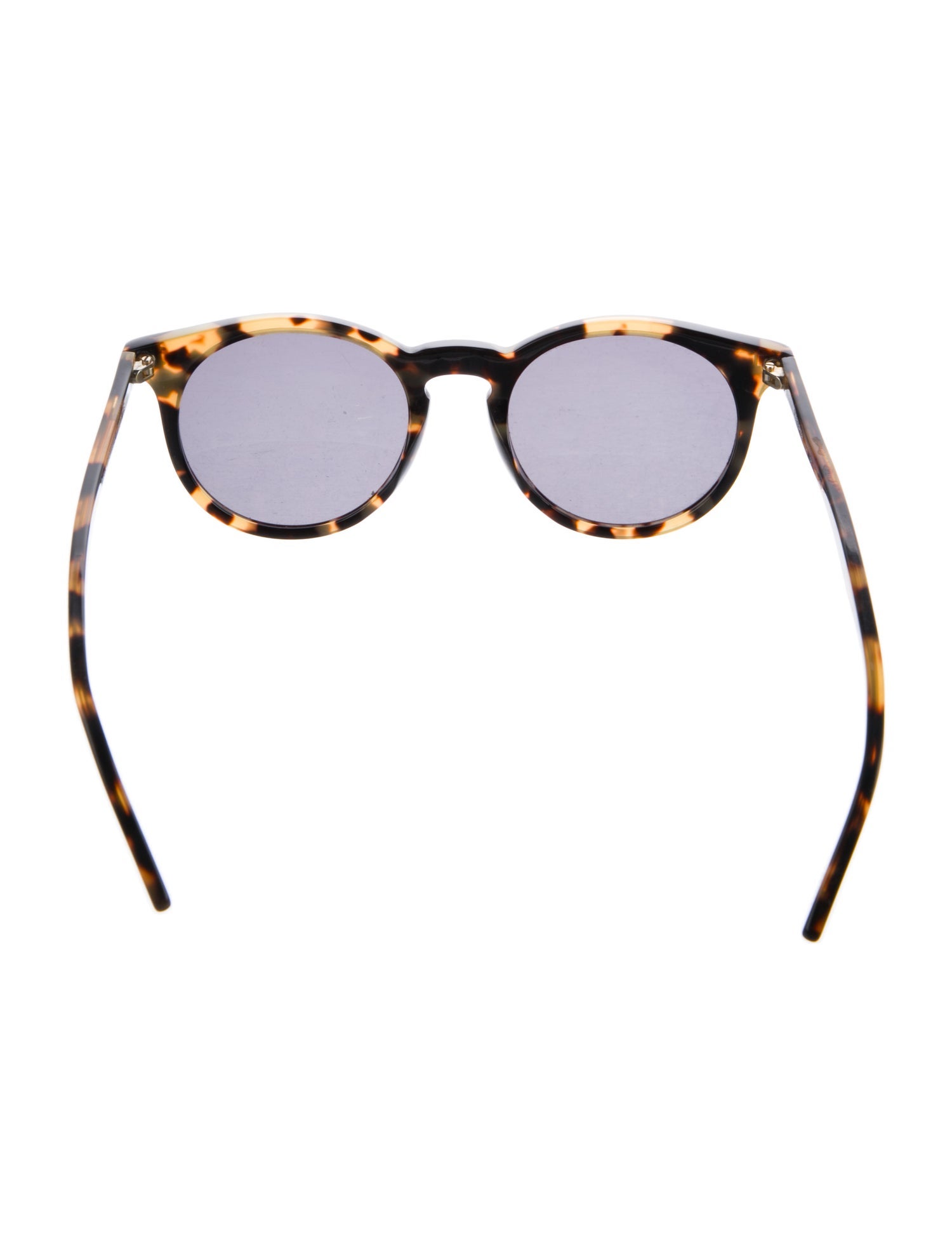 Illesteva Round Mirrored Sunglasses