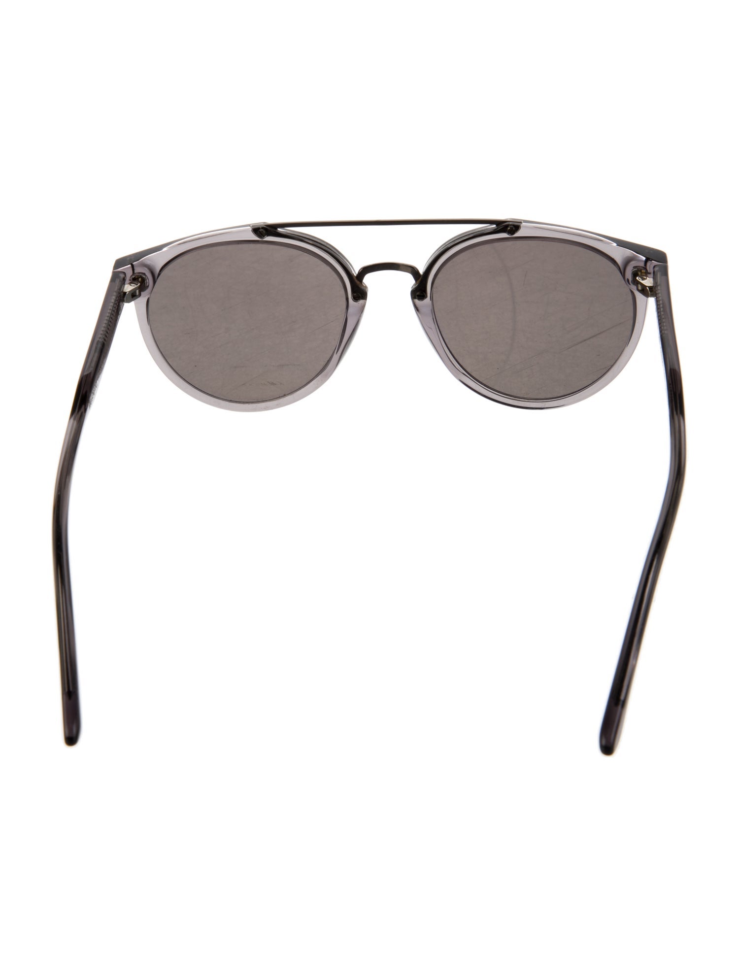 Illesteva Round Mirrored Sunglasses
