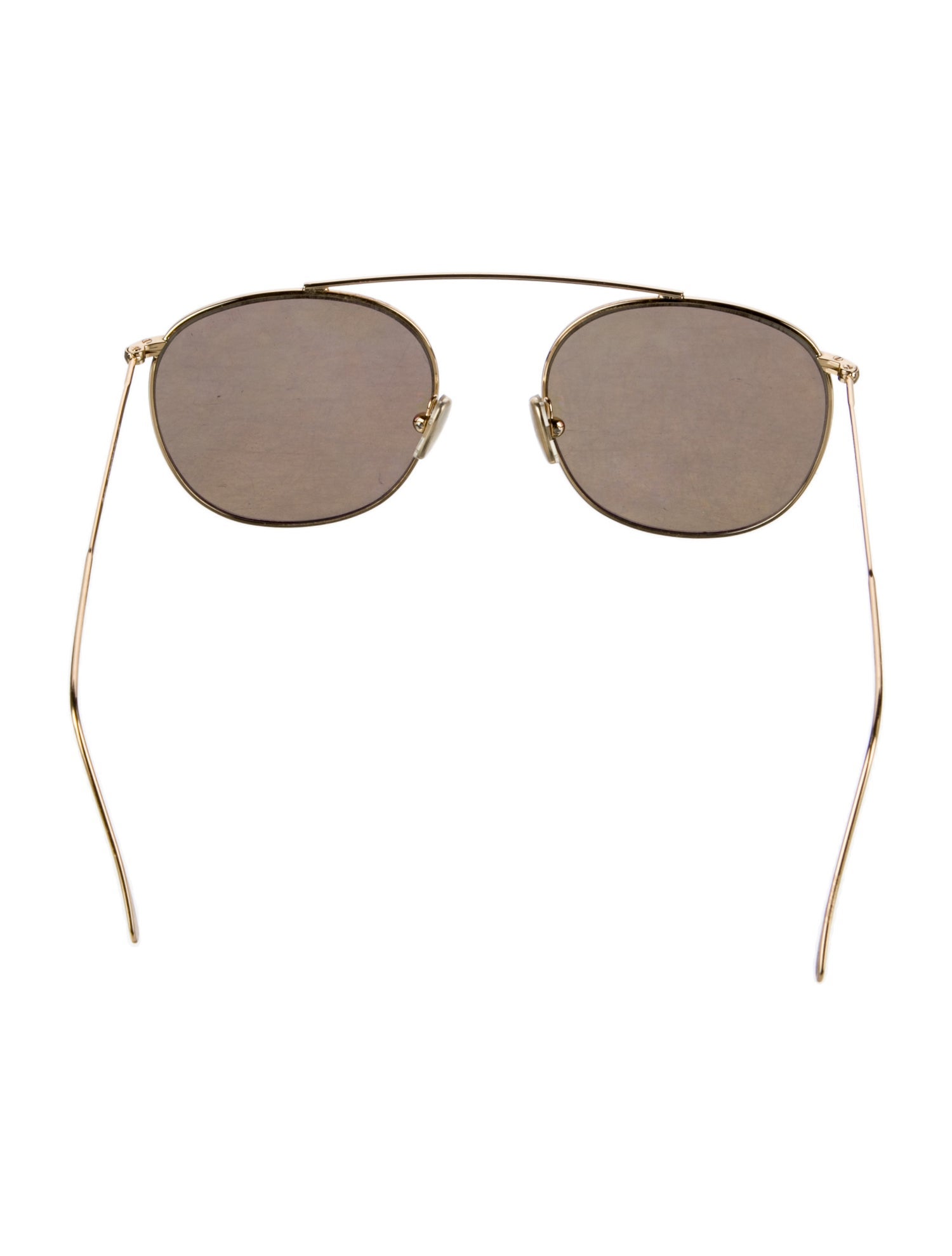 Illesteva Aviator Mirrored Sunglasses