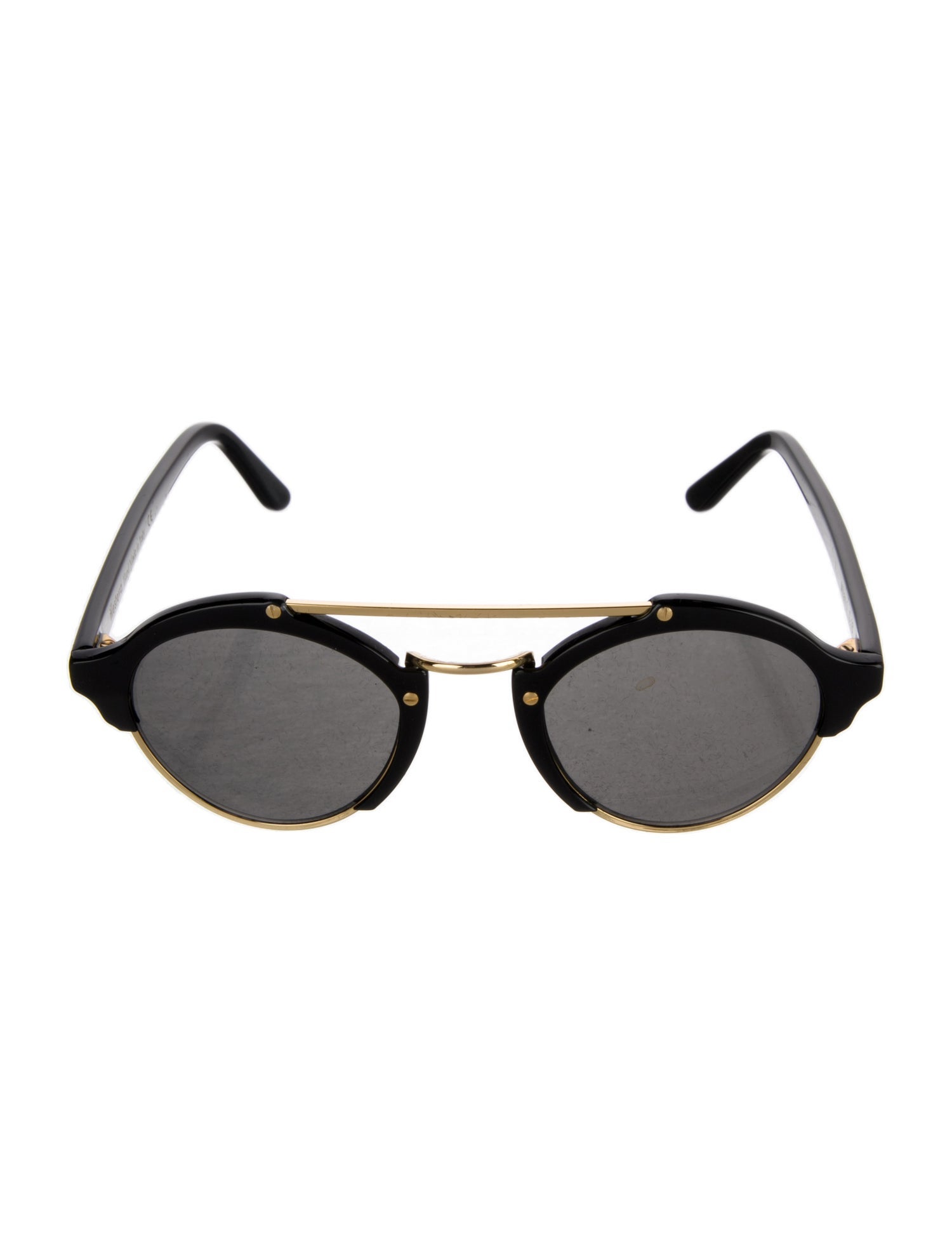 Illesteva Round Mirrored Sunglasses