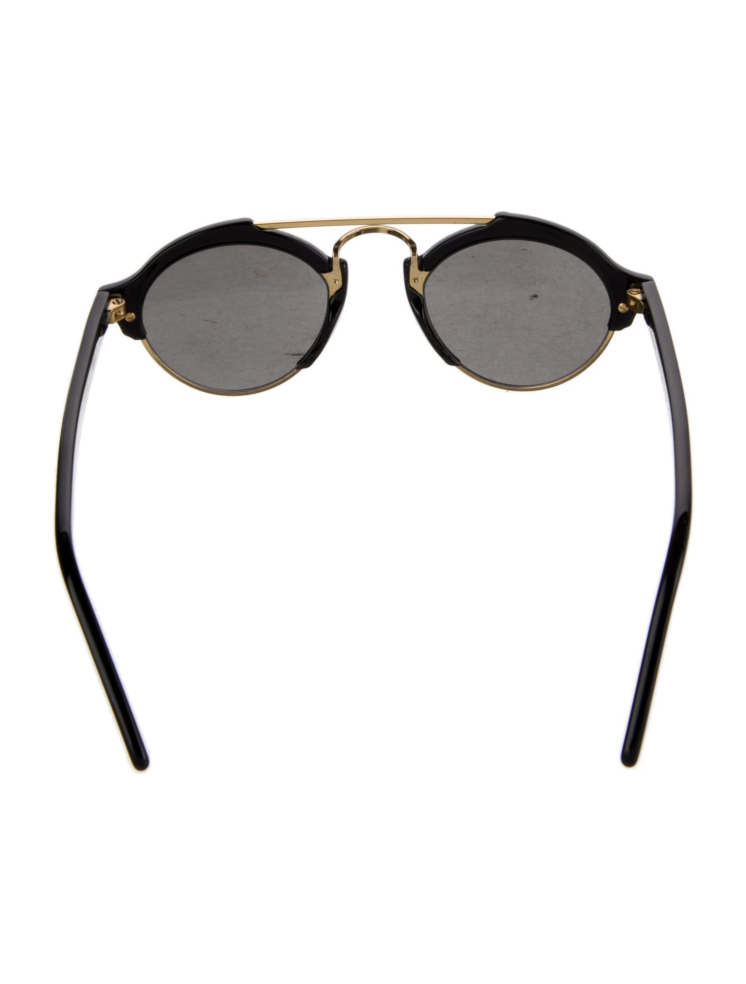 Illesteva Round Mirrored Sunglasses